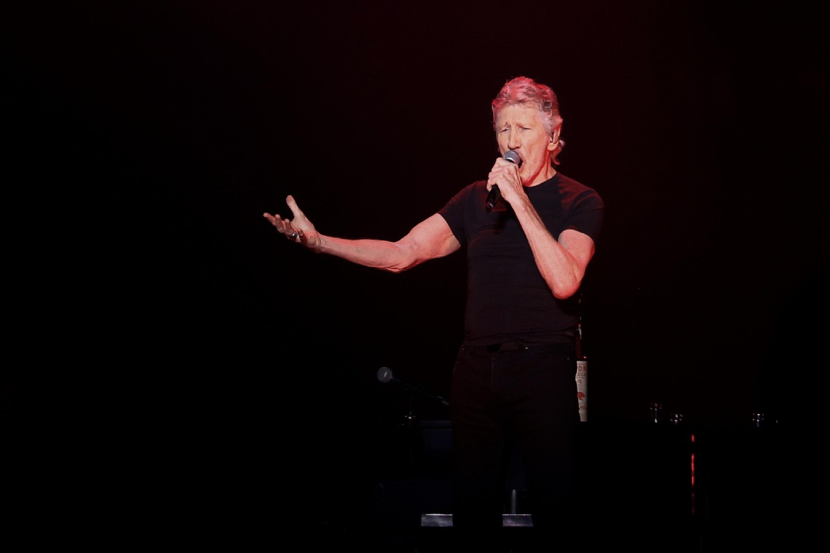 Roger Waters durante un concerto a Bogota