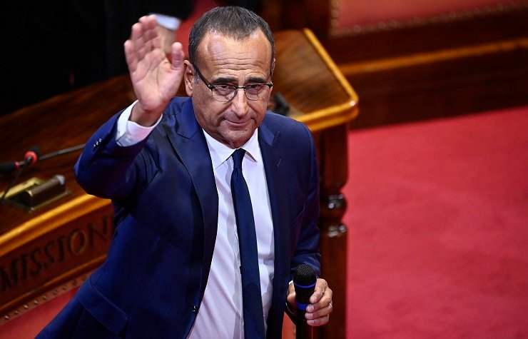 Carlo Conti in Senato